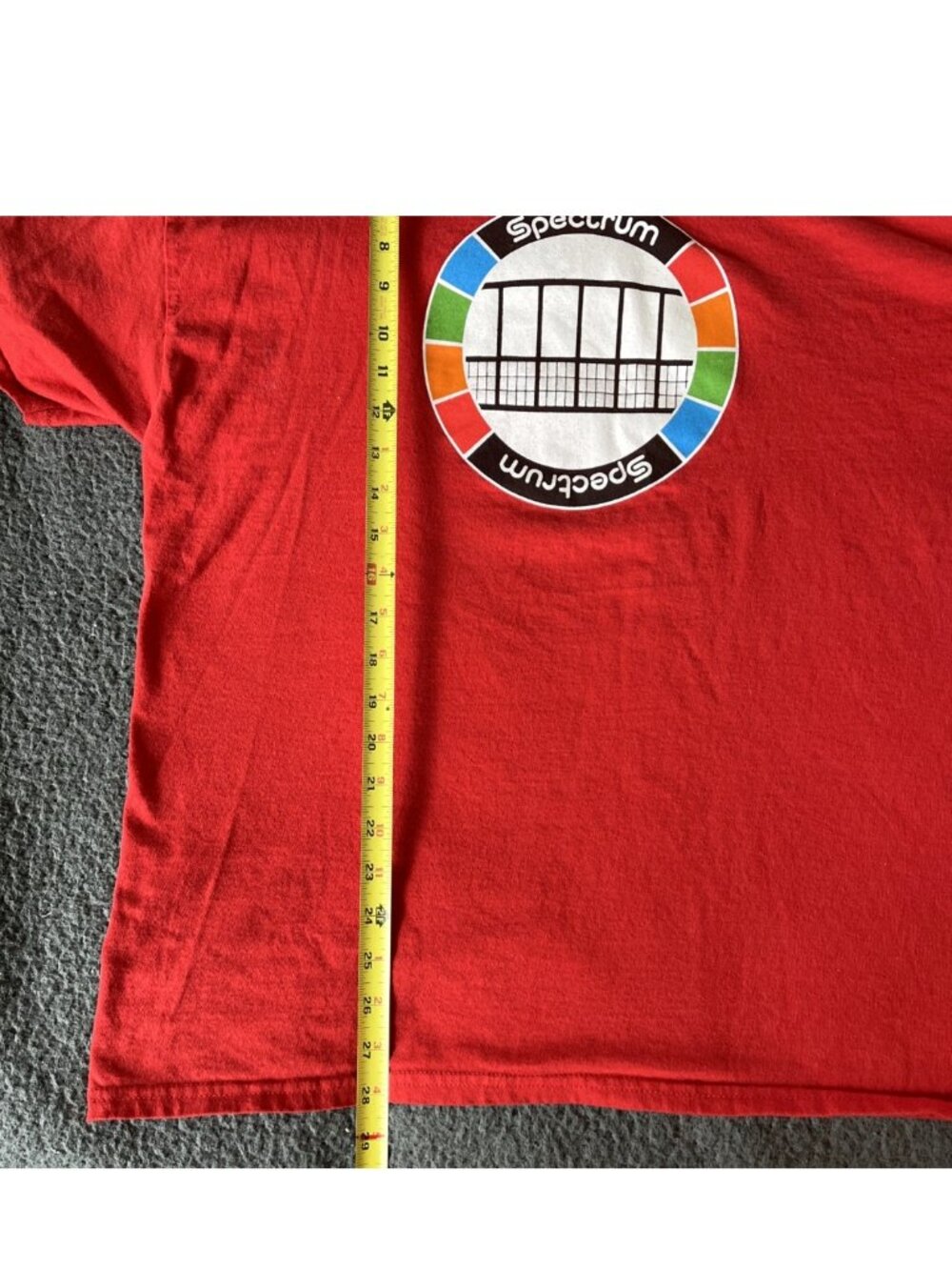 Philadelphia Spectrum Arena T-Shirt XL Red Graphic Tee Flyers Sixers Concert - Picture 5 of 8
